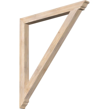 Ekena Millwork Traditional Traditional Smooth Bracket, Douglas Fir, 3 1/2"W x 44"D x 48"H BKT04X44X48TRA01SDF